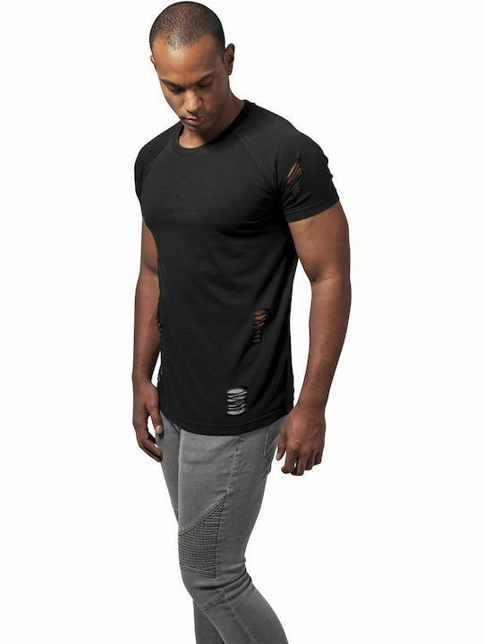 Urban Classics TB1588 Men's Short Sleeve T-shirt Black