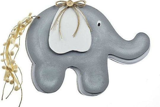 Nuova Vita Elefant Gri Cartea De Oaspeți Elefant Gri Din Lemn