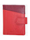 Bartuggi 521-110 Men's Leather Card Wallet Red 521-110-red