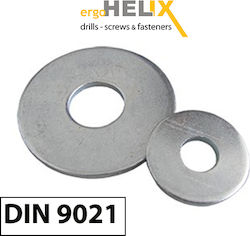 Helix Ροδέλα Φαρδιά για Βίδα M6mm DIN 9021