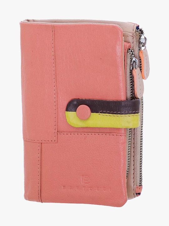 Bartuggi Small Leather Women's Wallet Classic Pink