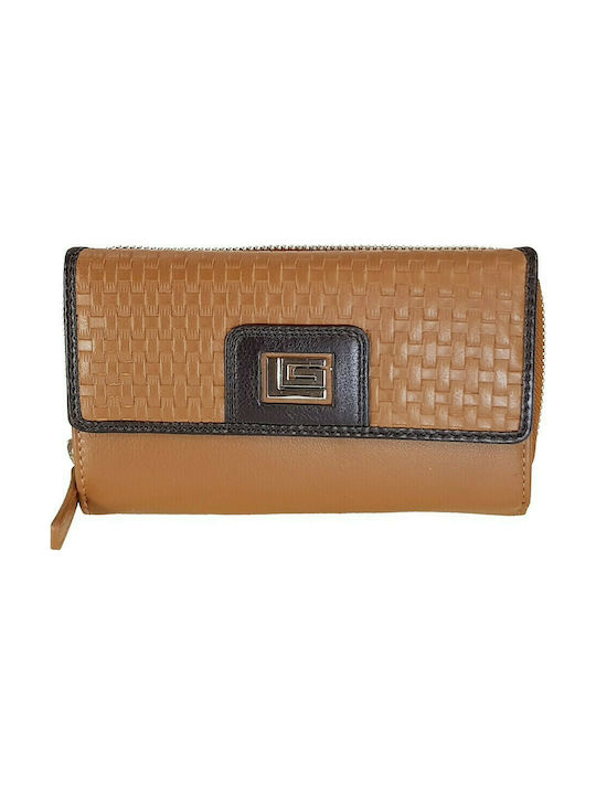 Guy Laroche 37116 Large Leather Women's Wallet Tabac Brown
