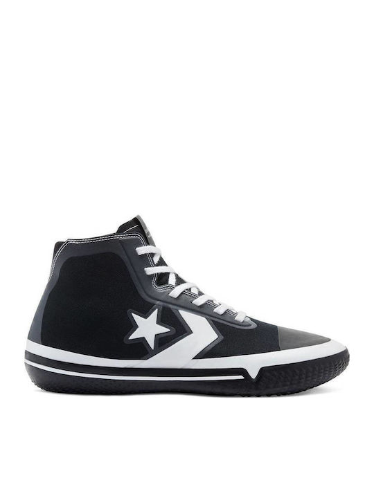Converse All Star Pro BB Canvas Μπασκετικά Παπούτσια Μαύρα