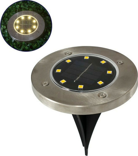 GloboStar Spiked Solar Light 3W 170lm Warm White 3000K with Photocell IP65