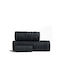 Melinen Bath Towel Premio 80x150cm Black Black Weight 600gr/m²