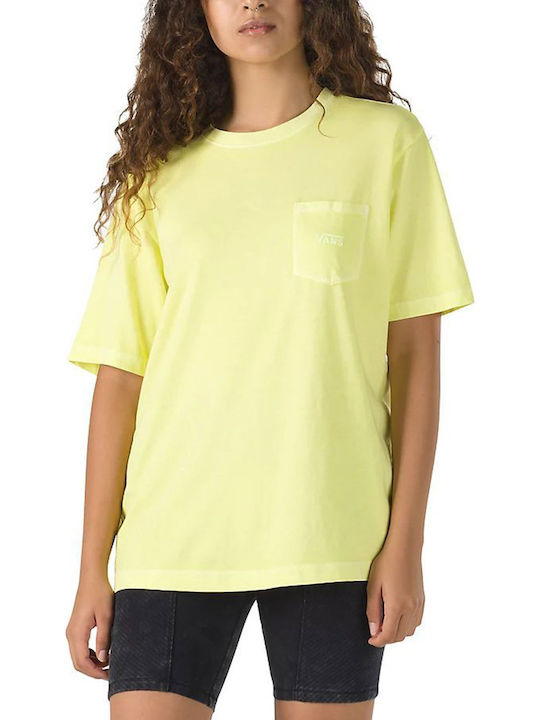 Vans Women's T-shirt Yellow