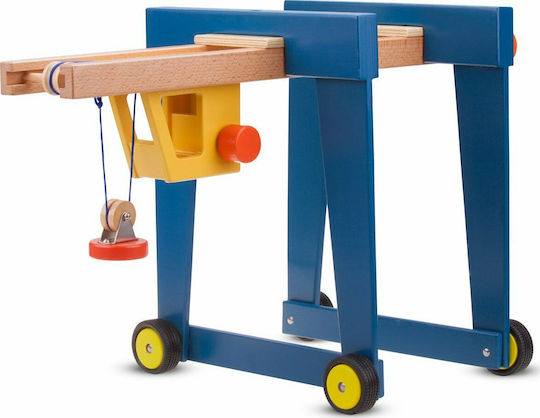 New Classic Toys Baby Aktivitätsspielzeug Fahrzeug Gabelstapler Für Container Mit Rädern Aus Hölzern Für 36+ Monate