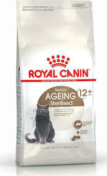 Royal Canin Senior Ageing Sterilised 12+ Dry Food for Senior Neutered Cats with Corn / Poultry 4kg