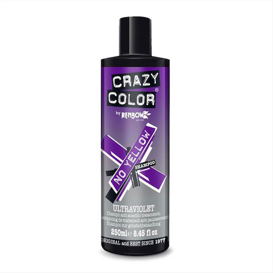 Crazy Color No Yellow Shampoos für Gefärbt Haare 250ml