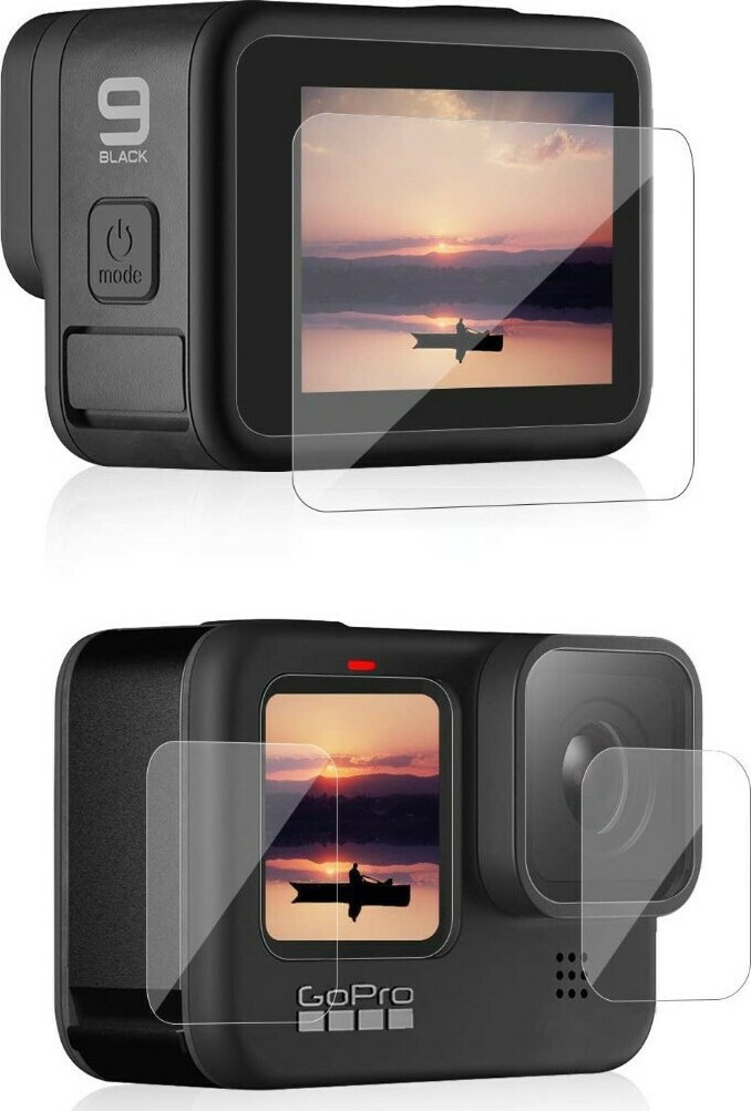 AccPro Tempered Glass Lens + Screen Protectors για Action Cameras GoPro
