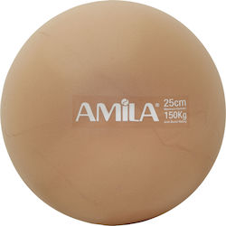 Amila Мини Медицинска топка Пилатес 25см 0.1кг в Златен Цвят