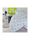Melinen Sheet Set Single with Elastic Band Cotton Rainbow Boy 100x200cm 3pcs