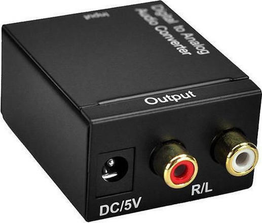 Goobay Konverter RCA / Toslink weiblich zu RCA 2x weiblich 1Stück