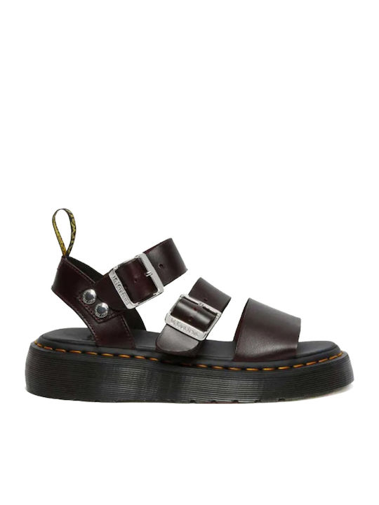 Dr. Martens Gryphon Quad Leder Flache Sandalen ...