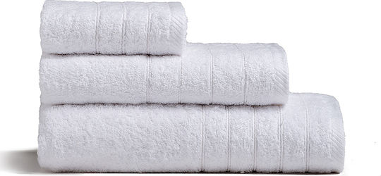 Melinen Πετσέτα Προσώπου Fresca 50x90εκ. White Βάρους 500gr/m²