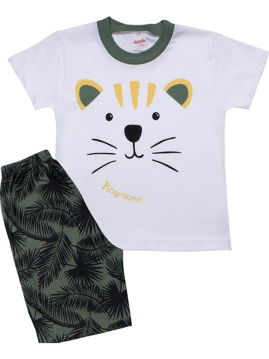 Minerva Kids' Pajamas Summer White Into The Wild