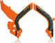 Acerbis X-Grip Motorcycle Frame Protectors KTM 125 EXC / 125 SX / 250 SX-F Orange
