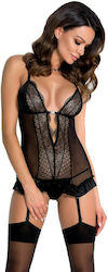 Casmir Lingerie Clarisse Corset Black