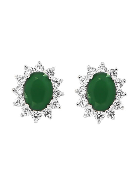 Earrings Lady - Earrings in green