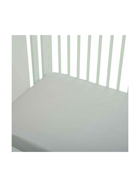 Mother Baby Striped Baby Sheet Crib Cotton Fitt...