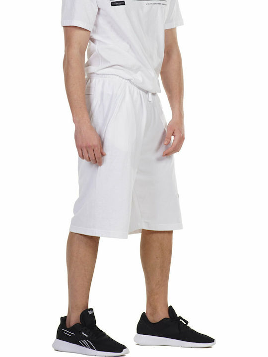 Body Action Men's Athletic Shorts White
