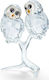 Swarovski Decorativă Bufniță din Cristal Couple 5.1x4.1x7.5cm 1buc