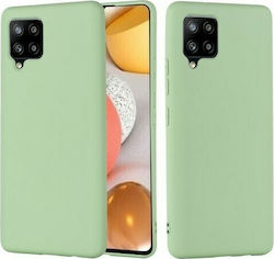 Sonique Liquid Umschlag Rückseite Silikon Grün (Galaxy A42) 46-61895