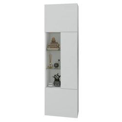 Drop Instinct Wall Hung Cabinet Bathroom Column Cabinet L40xD32xH140cm White