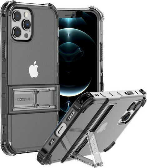 Araree Mach Задна корица Силикон Черен (iPhone 12 / 12 Pro)