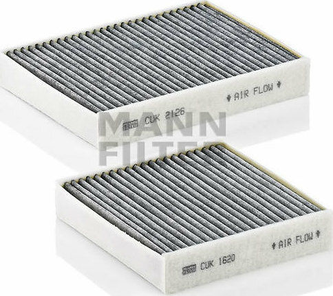 Mann Filter Activated Carbon Cabin Filter Citroen C3 / C4 Peugeot 2008 / 207 CUK21000-2