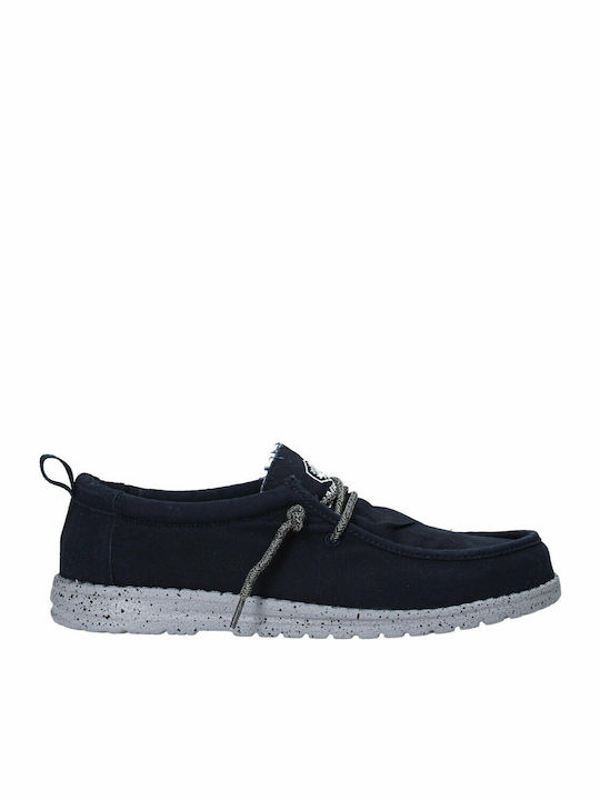 Willy Ανδρικά Boat Shoes σε Μπλε Χρώμα