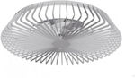 Mantra Himalaya 7122 Deckenventilator 63cm mit Licht, WiFi und Fernbedienung Silber