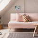 Gofis Home Rene Ριχτάρι Διθέσιου Καναπέ 180x250εκ. Ροζ 732/25