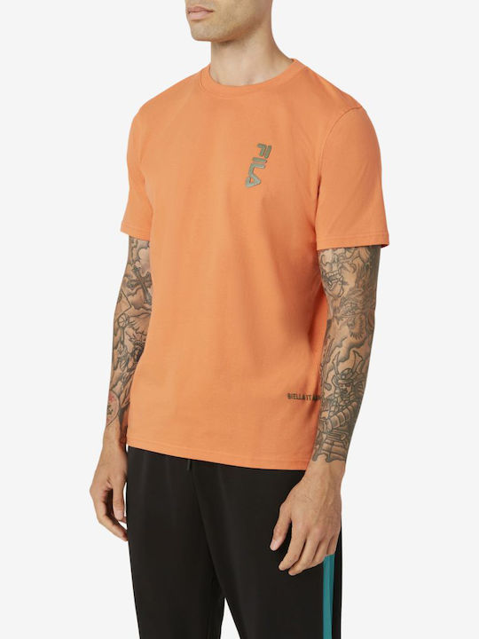 Fila Deckhand Ανδρικό T-shirt Πορτοκαλί με Λογότυπο