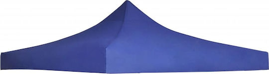 vidaXL Κάλυμμα για Κιόσκι Μπλε με Επίστρωση PVC 3x3m