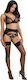 Casmir Lingerie Divine Set Sexy Sexy Dessous-Sets mit Spitze Schwarz
