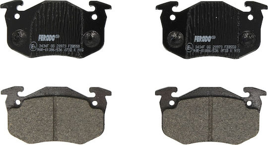 Ferodo Brake Pad Rear 4pcs for Citroen Saxo / Xsara / ZX Peugeot 106 / 205 / 206 / 306 / 309 Renault Clio