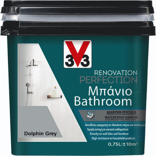 V33 Renovation Perfection Bathroom Цвят Сив Сиво делфин 750мл
