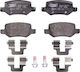 Ferodo Σετ Τακάκια Πίσω 4τμχ για Mercedes-Benz A Class / B Class / Vaneo
