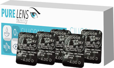 Pure Lens Silicone Daily 5 Ημερήσιοι Φακοί Επαφής Σιλικόνης Υδρογέλης