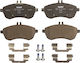 Ferodo Σετ Τακάκια Εμπρός 4τμχ για Mercedes-Benz C Class / E Class / SLC / SLK