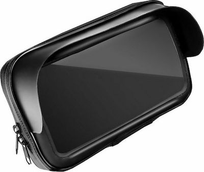 Halterung Telefon Motorrad mit wasserdichtem Etui 4.8-5.5" für Spiegel 4.8"- 5.5"