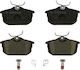 Bosch Σετ Τακάκια Πίσω 4τμχ για Mitsubishi Carisma / Colt / Space Star Smart ForFour Volvo S40 / V40