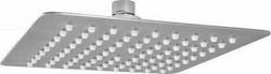 Ferro Inox Square Showerhead Silver 20x20cm DSN04