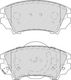 Ferodo Brake Pad Front 4pcs for Chevrolet Camaro / Malibu Opel Astra / Cascada / Insignia / Zafira Saab 9-5