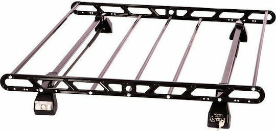 Hermes SGS1 Metallic Car Roof Rack for Seat Altea / Toledo for Volkswagen Golf (Set with Legs and Locks)