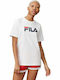 Fila Eagle Γυναικείο Αθλητικό T-shirt Λευκό