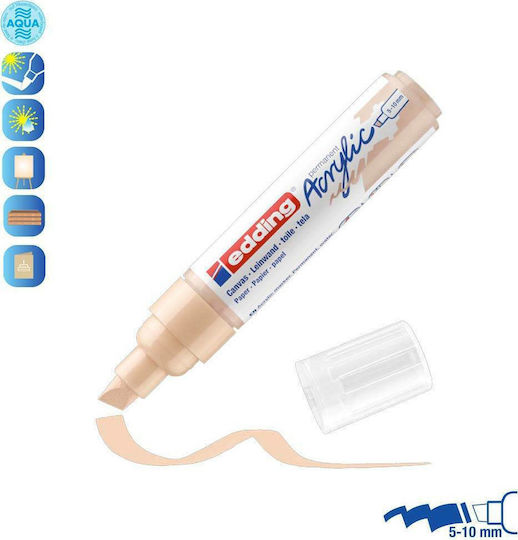 Edding 5000 Ακρυλικός Μαρκαδόρος Μπεζ 10mm