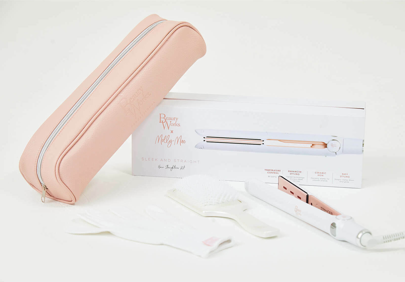 Beauty Works Molly Mae Sleek and Shine Hair Straightener Skroutz.gr