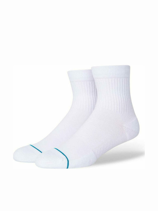 Stance Icon Quarter Crossfit Socks White